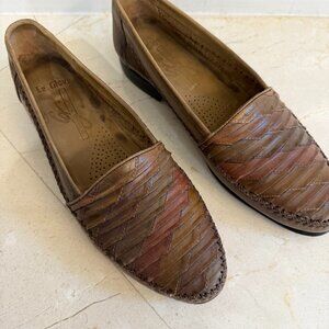 Men's Eel Skin Shoes (Size 10.5)